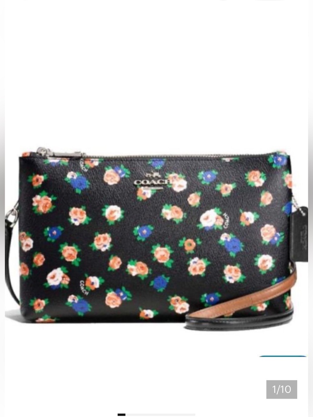 Coach Lyla Crossbody Bag Tea Rose Floral Print